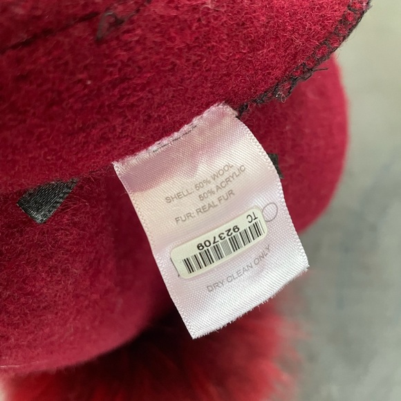 Miloves Wool & real fur Beret - Picture 6 of 6